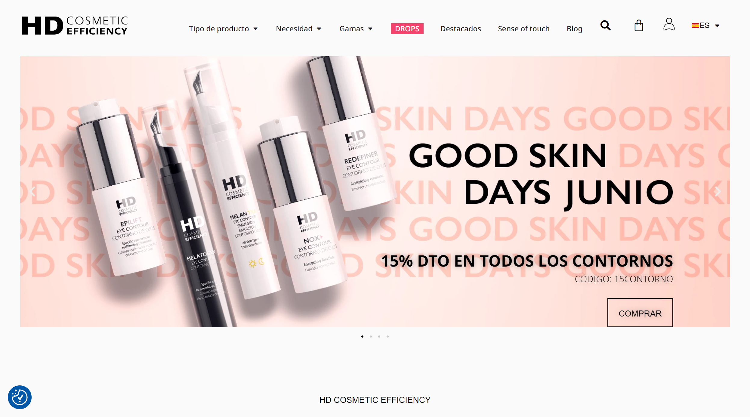 HD Cosmetics storefront